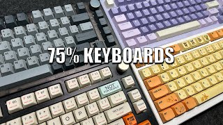 75 KEYBOARDS  FEKER  LYCHEE  WEIKAV  MONSGEEK [upl. by Treblihp]