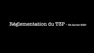 1  Examen VTC  UBER  Réglementation du T3P  Exam 2020 [upl. by Jezabella]