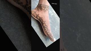 Beautiful flower design for legs😍mehndi legmehndi mehndidesign yt ytshorts viralvideo shorts [upl. by Ahtikal]