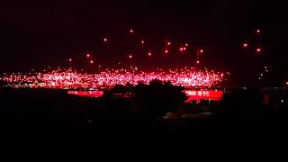 Torcida Split 70 godina vatromet  Torcida Split 70th birthday fireworks hajduksplit torcida [upl. by Leachim675]