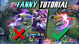 THINGS YOU NEED TO DO WHEN USING FANNY IN RANK FANNY TUTORIAL  MLBB [upl. by Kirschner]