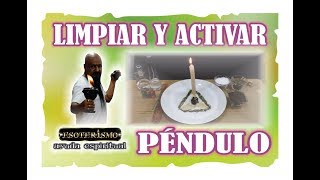 COMO LIMPIAR Y ACTIVAR UN PÉNDULO – RITUAL DE PROGRAMACIÓN  ESOTERISMO AYUDA ESPIRITUAL [upl. by Dyer103]