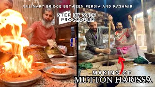 Art of Making Kashmiri Mutton Harissa From Famous Streets of Srinagar [upl. by Ylecara564]