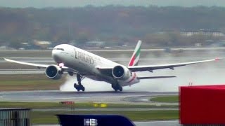 Rainy Spotting at Frankfurt Airport  45 mins of Stunning Heavies Action  Other Aircraft [upl. by Naeruat]