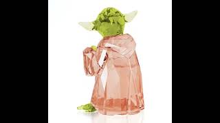 Swarovski Disney Star Wars Master Yoda Sculpture [upl. by Hellman]