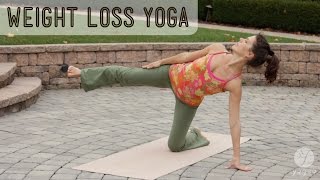 Weight Loss Yoga Routine Trim amp Tone intermediate level [upl. by Atsirc]