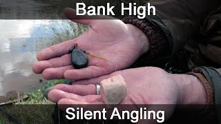 Barbel fishing floodwater river Wye Silent Angling [upl. by Narib]