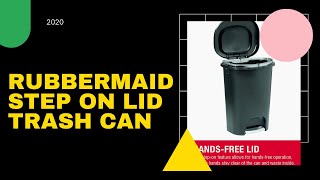 Rubbermaid Step On Lid Trash Can For Home amp Kitchen  13 Gallon  Tech By Khuzaima [upl. by Acinot]