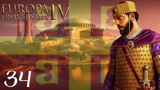 Conquering Wallachia  EU4 137 Byzantium  Part 34 [upl. by Suicul309]