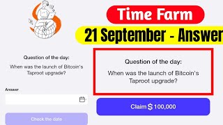 Time Farm Answer Today 21 September  Oracle Of Time Answer 21 September [upl. by Kent823]