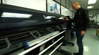 HP Designjet Z6600 amp Z6800 Production Printer Overview [upl. by Martinsen640]