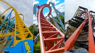 Every Roller Coaster At Hersheypark 2024 Edition Wildcats Revenge POV [upl. by Recha]