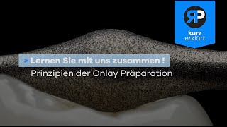 Teilkronen Onlay Präparation  Kurz erklärt [upl. by Rramaj]