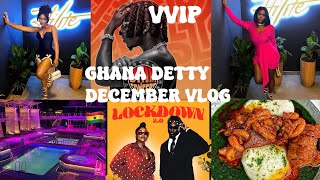 DETTY DECEMBER Ghana vlog 2023 part 1 Bhim BackStage concert  Behind the scenes with Camidoh… [upl. by Gide]