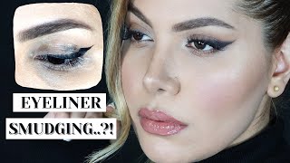 3 PROVEN METHODS TO STOP EYELINER SMUDGING AND TRANSFERRING AROUND EYES [upl. by Ateuqram]