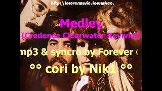 Credence Clearwater Revival  Medley cori  KARAOKE [upl. by Fillander]