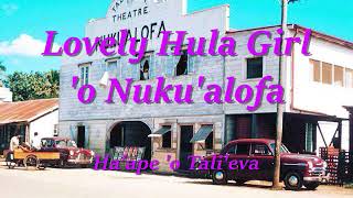 Lovely Hula Girl o Nukualofa  Haape o Talieva [upl. by Enelrahc]