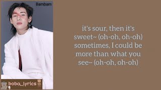 BAMBAM  Sour And Sweet easy romanized lyrics ´∨ [upl. by Llohcin]