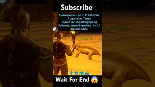 Epic Max Level Lystrosaurus Taming 😲  Ark Mobile  shorts [upl. by Trixy]