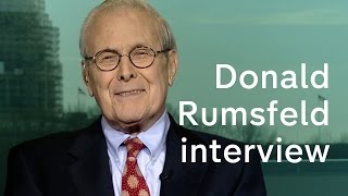 Donald Rumsfeld on Donald Trump Iraq and solitaire [upl. by Donegan]