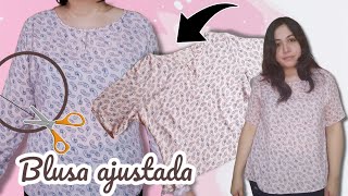 Agrandamos una blusa desde la espalda 🪡 [upl. by Sivad]