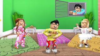 I Snuck into Baby Hypers Sleepover Roblox Bloxburg [upl. by Kriss942]