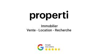 Vendre louer chercher des biens immobiliers  properticom [upl. by Iroak]