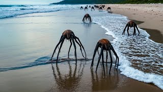 His Camera Caught These Creatures Crawling Out Of The Ocean And Then This Happened [upl. by Vullo]