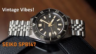 Seiko SPB147 Full Review  A Great Vintage Everyday Dive Watch [upl. by Oiramat]