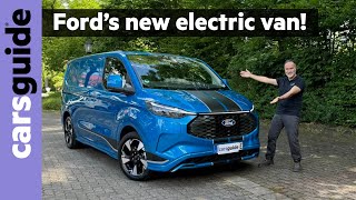 Ford ETransit Custom 2025 review New electric van sets sights on LDV eDeliver 7 EV [upl. by Eirrol]