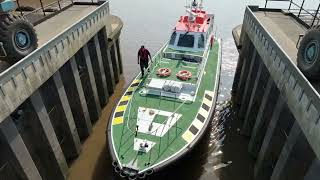 Wisbech harbour pilot Sutton Bridge to Wisbech [upl. by Kcirdlek]