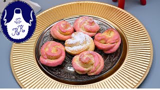 Rosenplätzchen aus Quarkteig – Schnell hübsch amp himmlisch lecker 🍥 [upl. by Scrivenor]