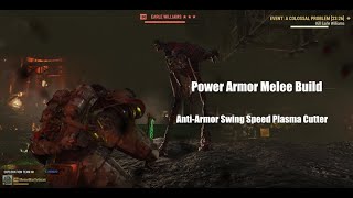 Fallout 76 Power Armor Melee Build vs Earle Williams [upl. by Miles804]