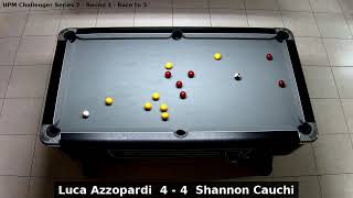 Luca Azzopardi vs Shannon Cauchi  UPM Challenger Series 2  Round 1 [upl. by Suirauqram]