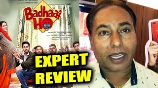 Badhaai Ho Review By Expert Vijay Shah  Ayushmann Khurrana Sanya Malhotra [upl. by Weinreb6]