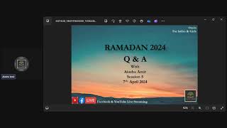 RAMADAN 2024  Q amp A SESSION 5 [upl. by Negiam]