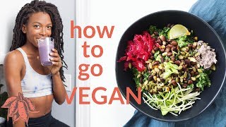 Beginners Guide to Going VEGAN 🍠🌿 [upl. by Ursulina]