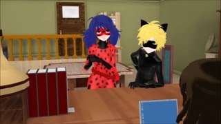 MMD Zootopia Sloth Scene Miraculous Ladybug x Undertale [upl. by Emyle]