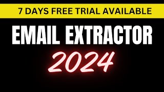 Free Email Extractor Software 2024 [upl. by Kathe]