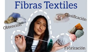 Fibras Textiles Clasificación y proceso de obtención  Parte I [upl. by Nolaj]