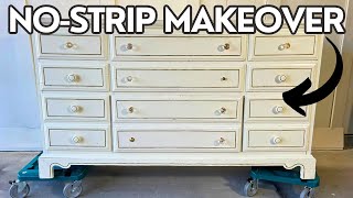 How to Easily Refinish Painted Furniture Without Stripping DIY Guide [upl. by Airalednac]