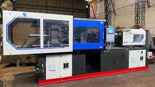 220 TON PLASTIC INJECTION MOLDING MACHINE SERVO [upl. by Ylram]