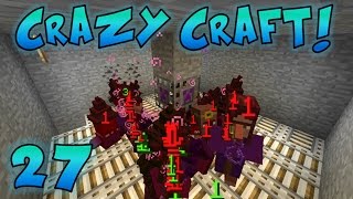 Minecraft Crazy Craft Ep 27  Ultimate Mob Spawner [upl. by Eyk]