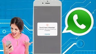 COMO BLOQUEAR O ACESSO AO WHATSAPP PELO TOUCH ID iphone 2019 [upl. by Accemahs]