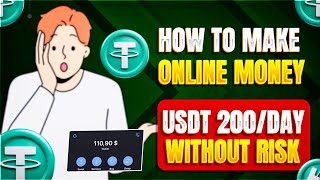 New Usdt Earning Website🤑  Earn 11 Everyday  Real Usdt Investment amp Earning Website [upl. by Nyram]