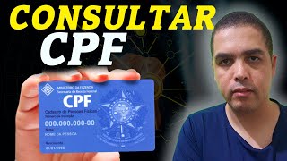 Como CONSULTAR CPF Grátis 2022 [upl. by Ajit]