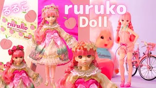 【るるこドール】桃のオールインワンruruko🍑ルルコドール開封動画【Doll Review】Petworks [upl. by Anchie]