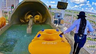 ProSlides Water Coaster Ride at Baha Mar Resort [upl. by Care124]