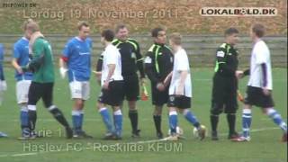 Kamp Haslev FC  Roskilde KFUM serie 1 [upl. by Aira]