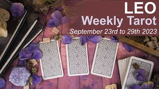 LEO WEEKLY TAROT READING quotA GIANT LEAP  FOLLOWING YOUR BLISSquot September 23rd to 29th 2024 tarot [upl. by Haleehs578]